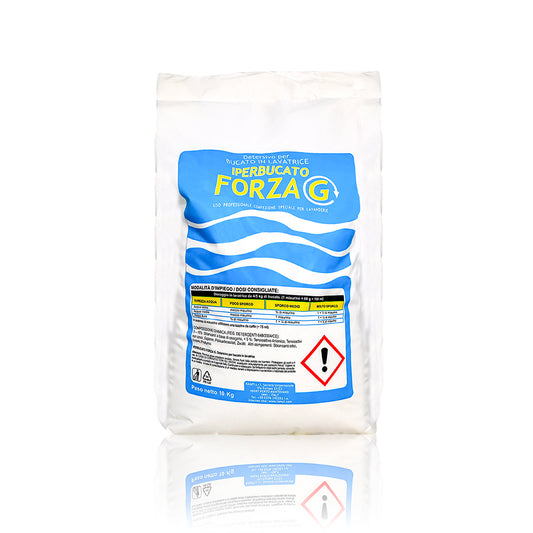 IPERBUCATO FORZA G 10kg enzymatisches Pulverwaschmittel von Rampi für professionelle Wäschereien